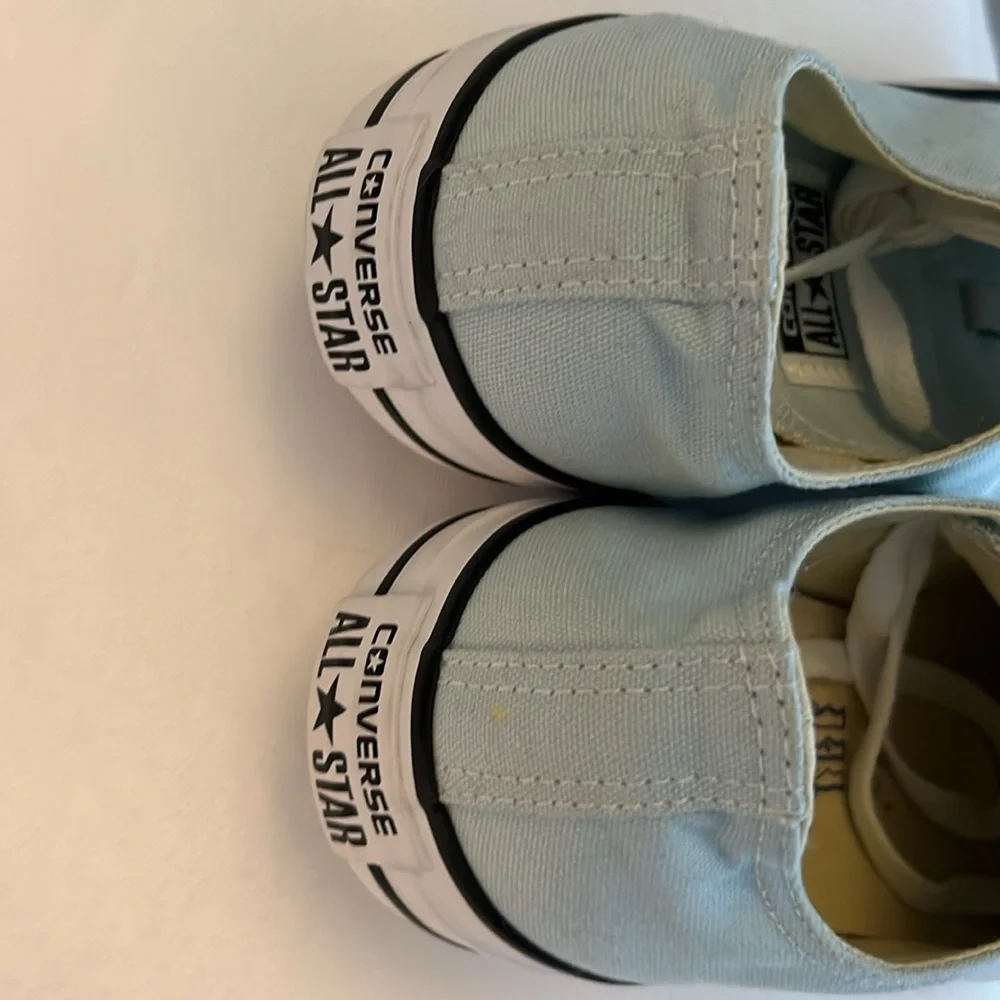 Classic Converse Light Aqua Canvas Sneakers. NWOT - Picture 3 of 6